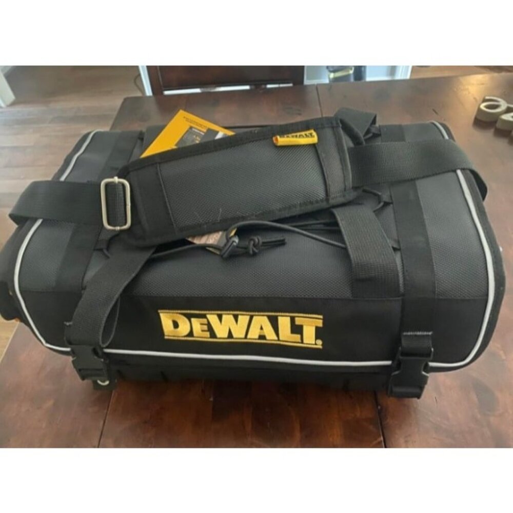 Tool Bag, 16-inch Durable Tote with Tool Organizer and Hard Bottom